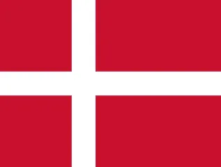 The flag of Denmark