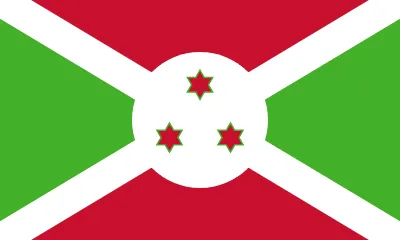 The flag of Burundi